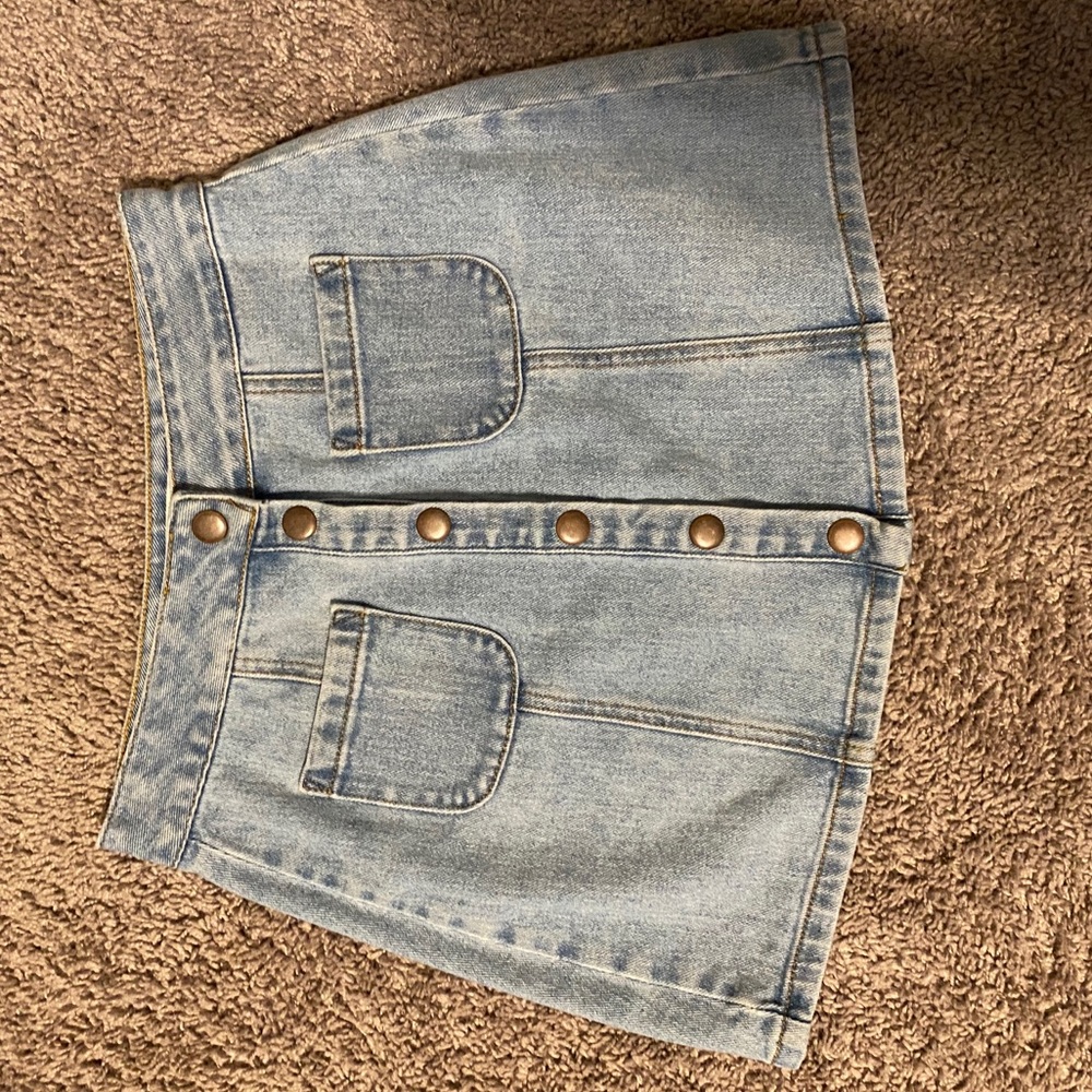 jean skirt